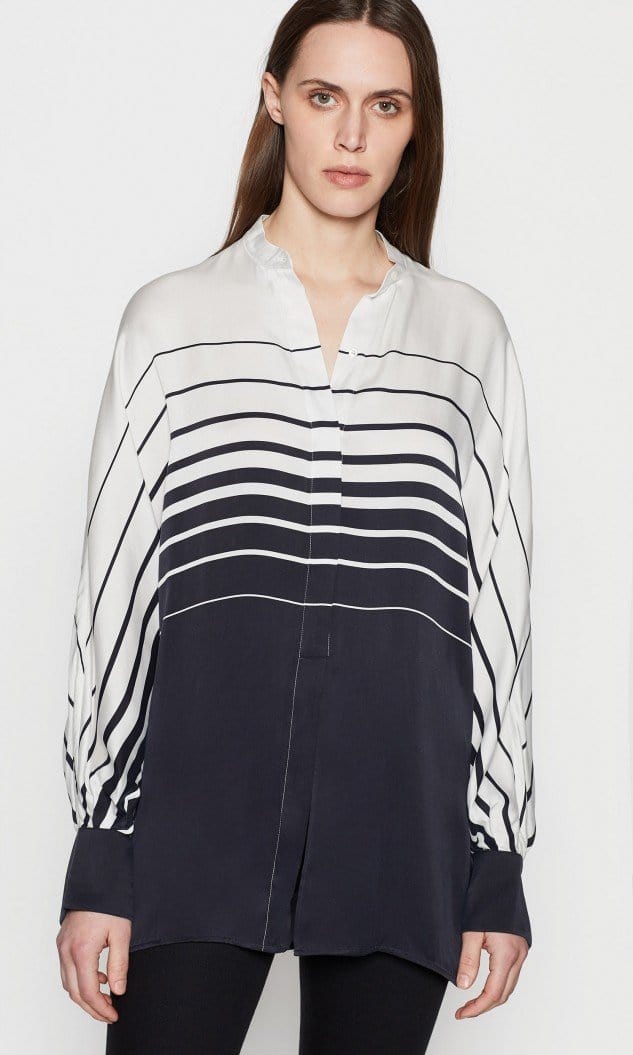 Equipment Sedaine Shirt in Nature White/ Eclipse