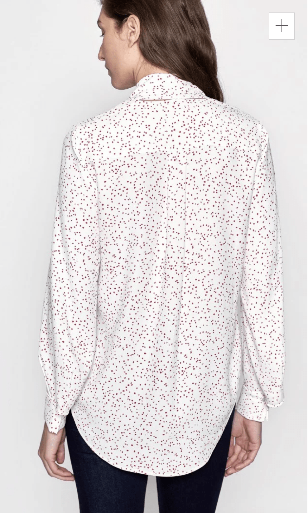 Equipment Haty Top in Nature White/ Ecarlete