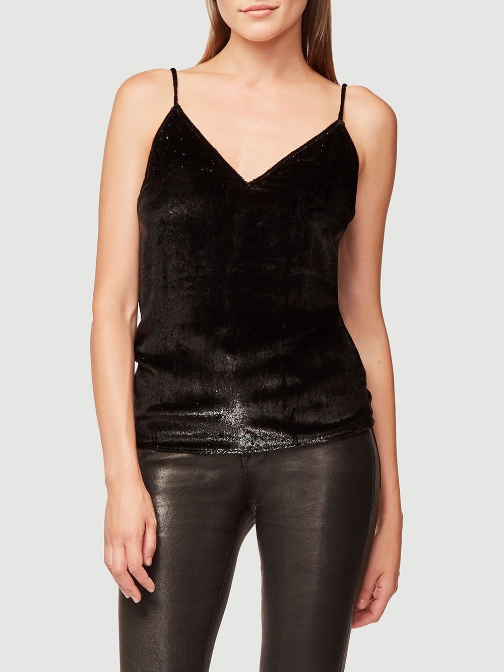 Frame - Velvet Cami in Noir - women's camisole