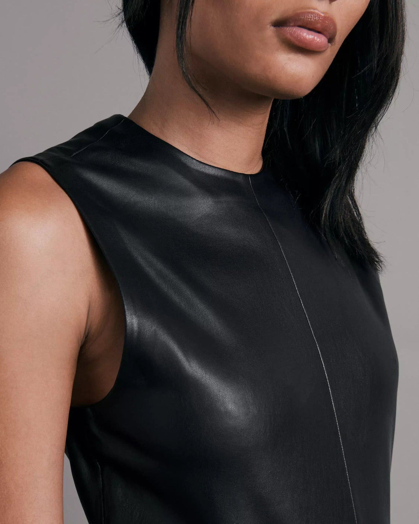 Rag & Bone Dresses Rag & Bone Desta Faux Leather Shift dress in Black