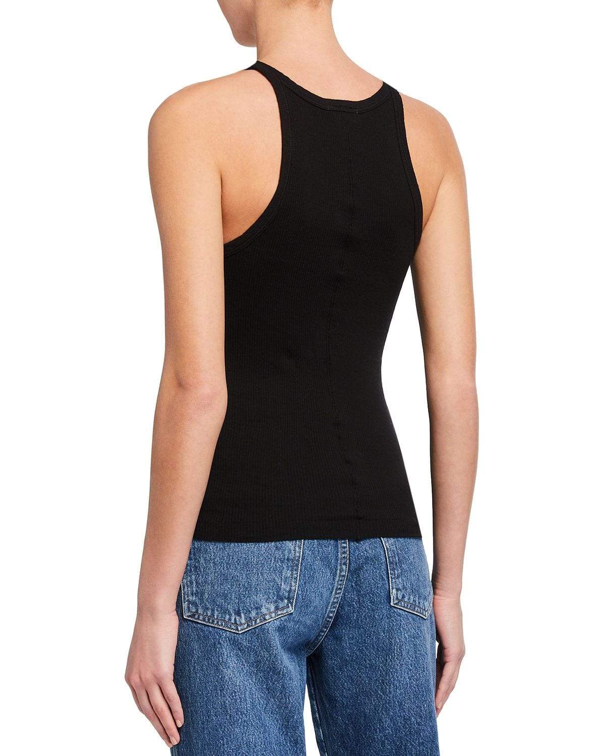RE/DONE Tanks RE/DONE Ribbed Tank in Black