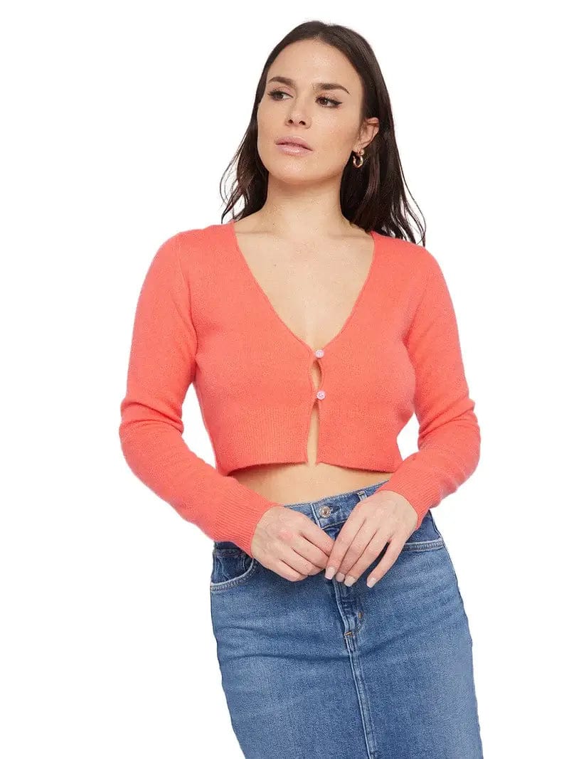 27 Miles Malibu Sweaters M 27 Miles - Maiden Sweater in Coral