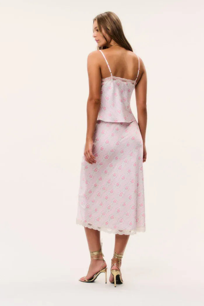 Love Shack Fancy - Castle Skirt in Lady Blossom