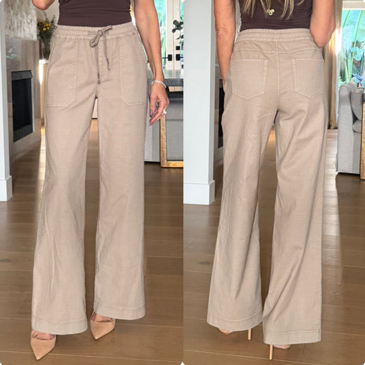 Bevy Flog Bevy Flog - Kathy pant in sand