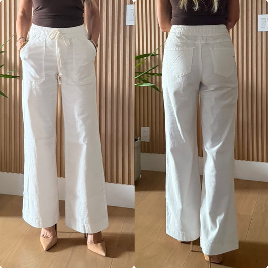 Bevy Flog Bevy Flog - Kathy pant in White