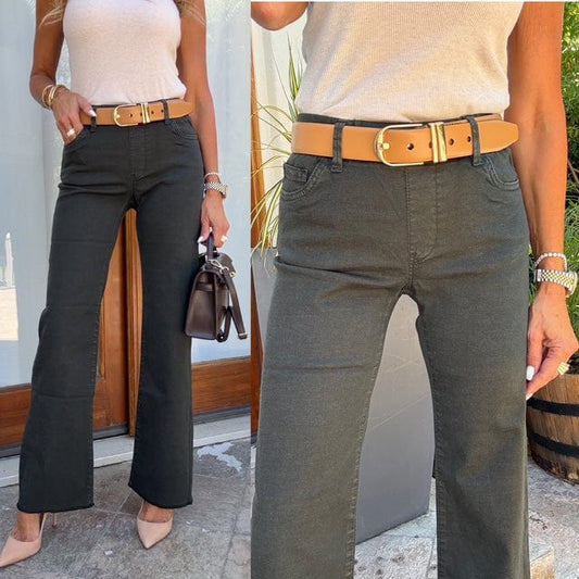 Bevy Flog Pants Bevy Flog - Amanda Pant in deep green