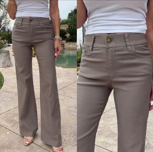 Bevy Flog Pants Bevy Flog - Amy Pant in Brown Stripe