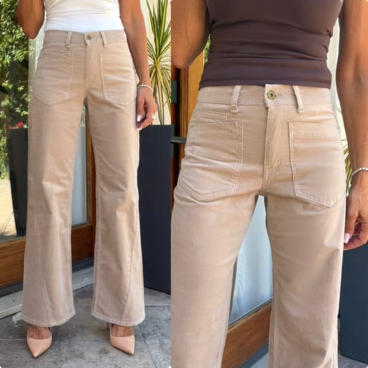 Bevy Flog Pants Bevy Flog - Bailey pant in sandstone velvet cord