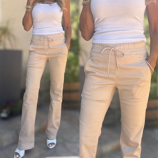 Bevy Flog Pants Bevy Flog - Loren Pant in beige blush