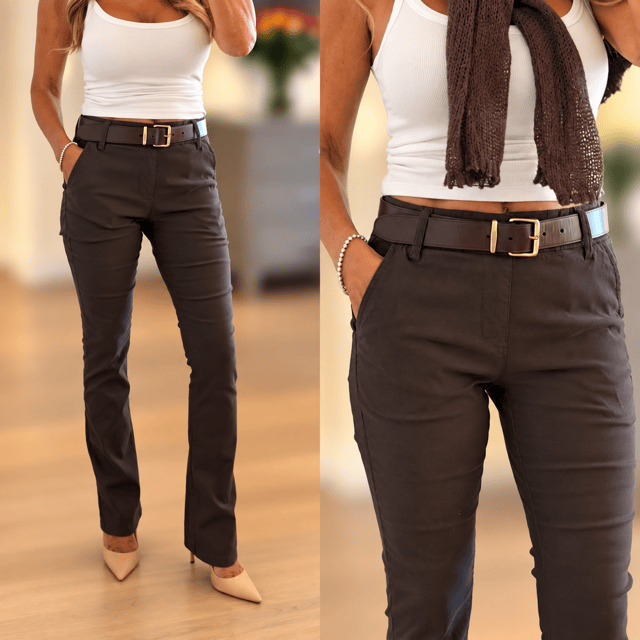 Bevy Flog Pants Bevy Flog - Nansi Pant in brown