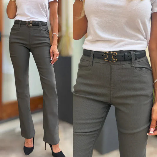 Bevy Flog Pants Bevy Flog - Novel Pant in deep charcoal olive