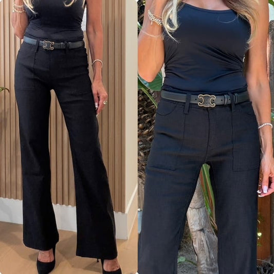 Bevy Flog Pants Bevy Flog - Romi Pant in Black fabric