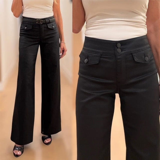 Bevy Flog Pants Bevy Flog - Stacy pant in black stripe