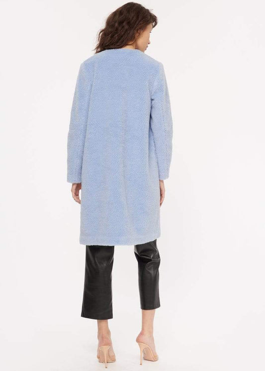 CAMI NYC Coats XS CAMI NYC - Emmy Sherpa Coat in Alpine blue