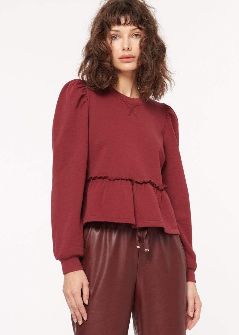 CAMI NYC Sweatshirts S Cami NYC - Lyra Sweatshirt in Currant