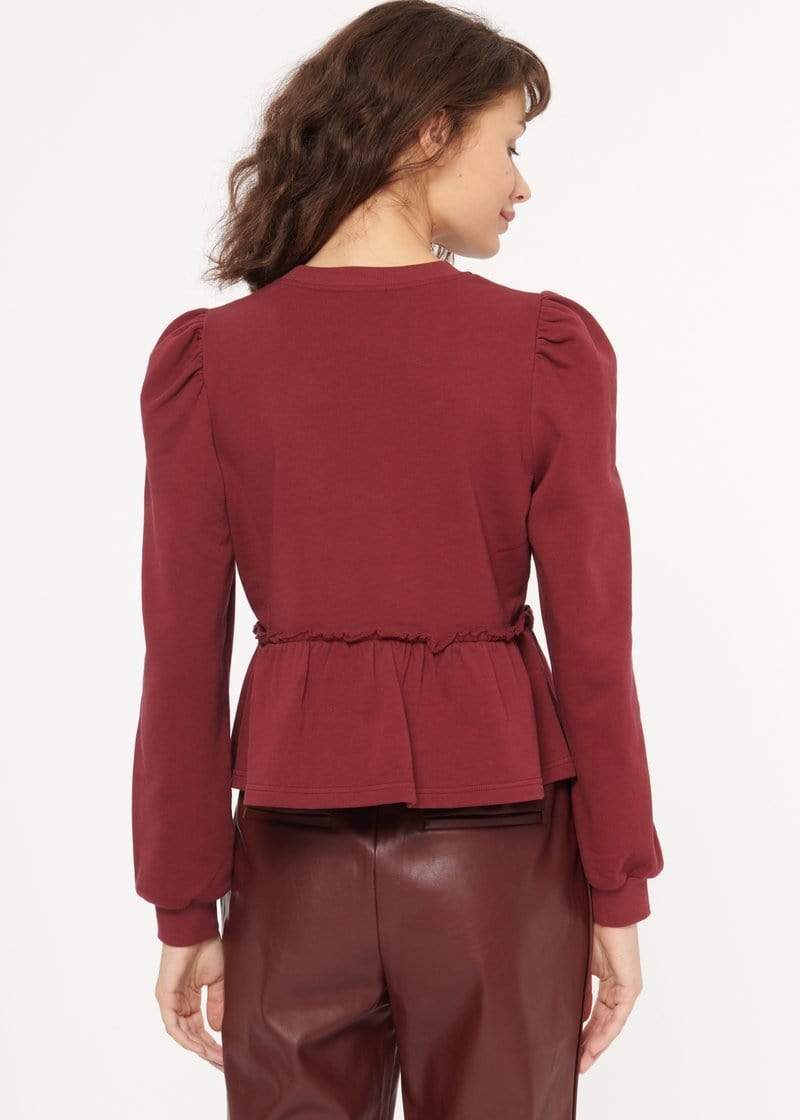 CAMI NYC Sweatshirts S Cami NYC - Lyra Sweatshirt in Currant