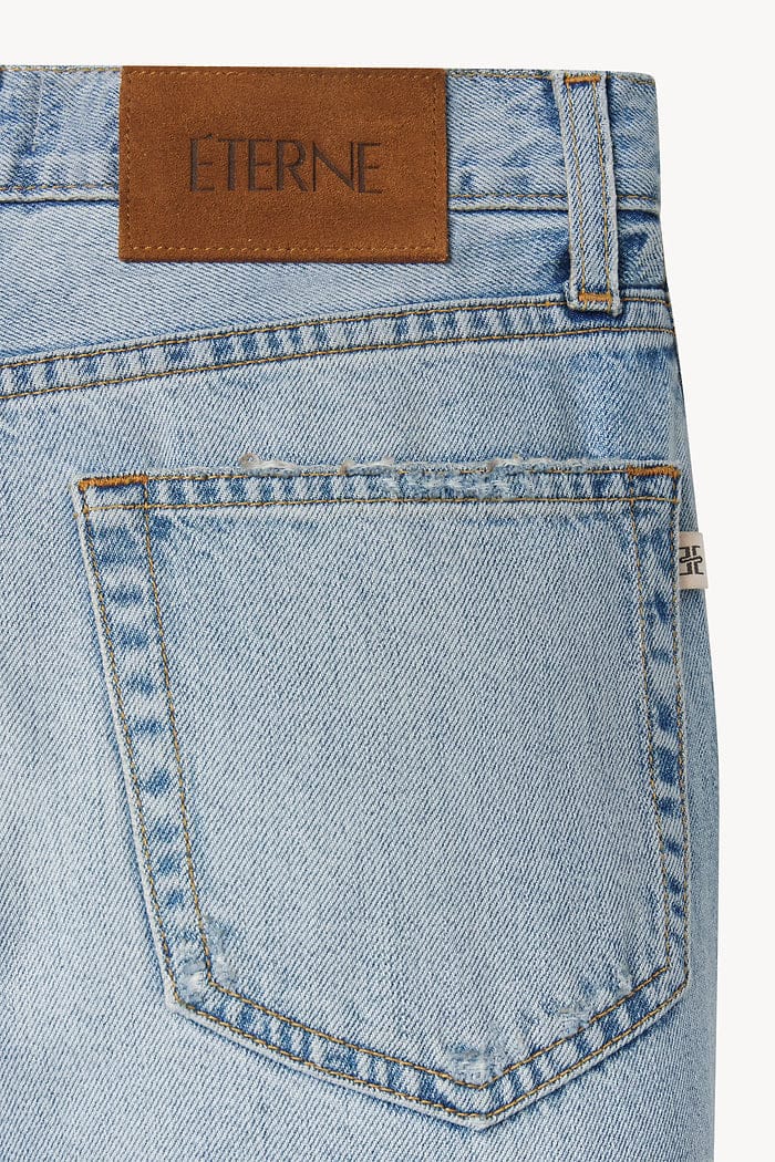 Eterne Jeans Eterne - Chloe straight jean in light indigo