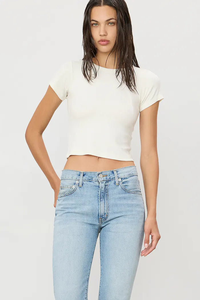 Eterne Jeans Eterne - Chloe straight jean in light indigo