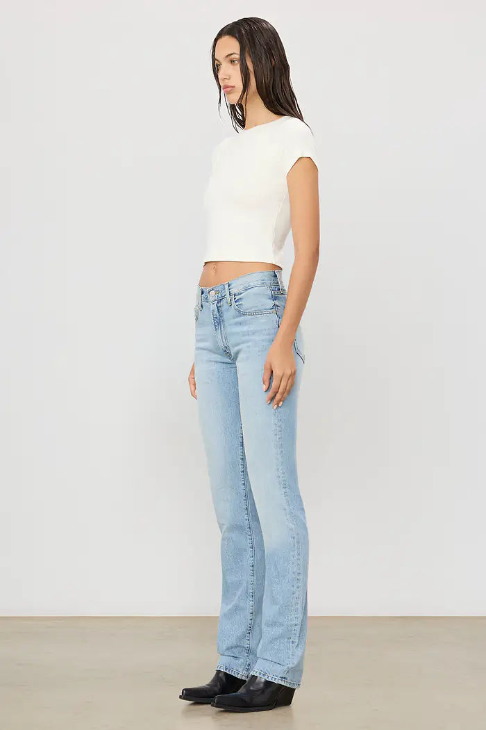 Eterne Jeans Eterne - Chloe straight jean in light indigo