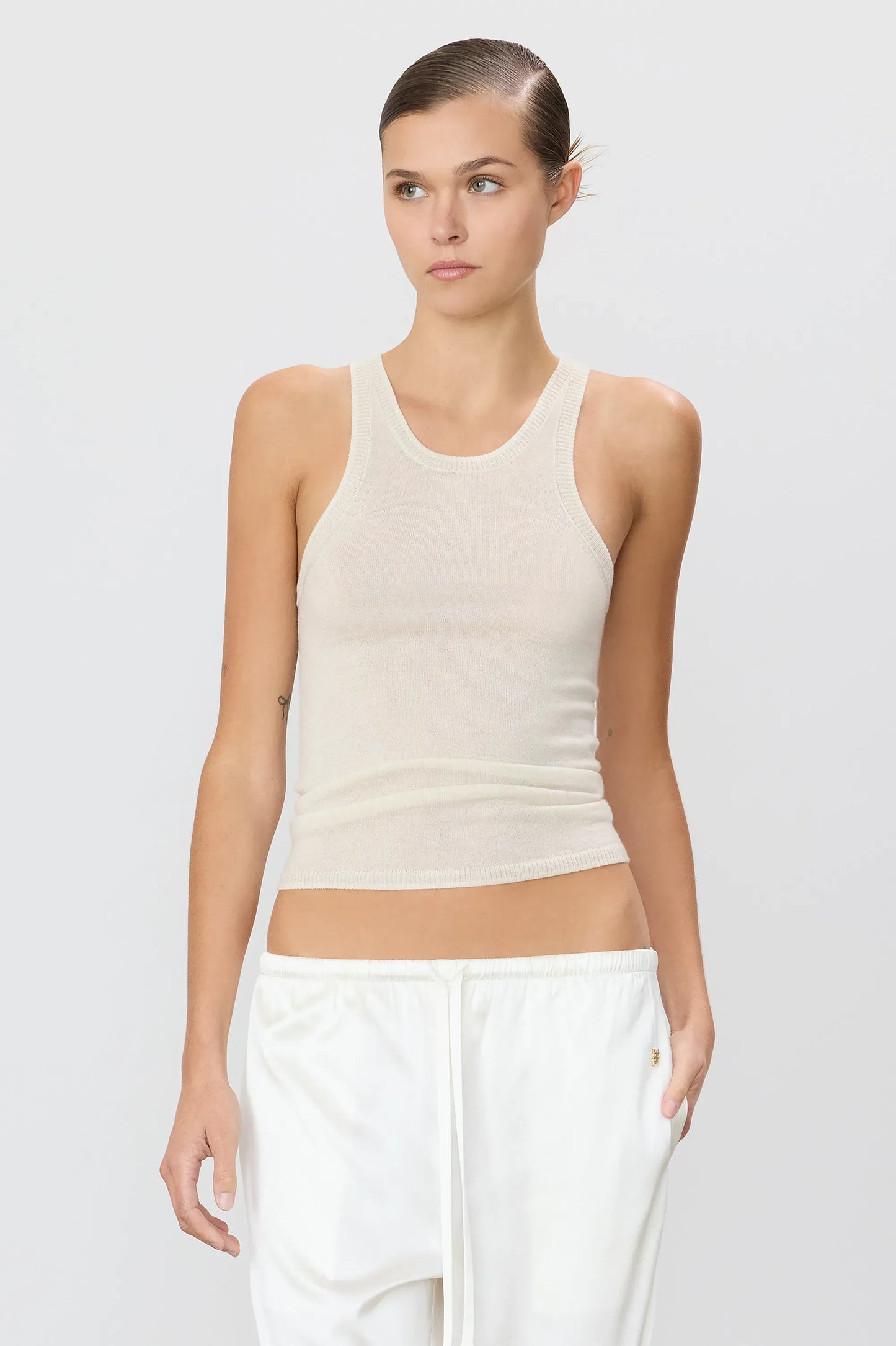 Eterne Tank Tops Eterne - Ryder Tank in bone