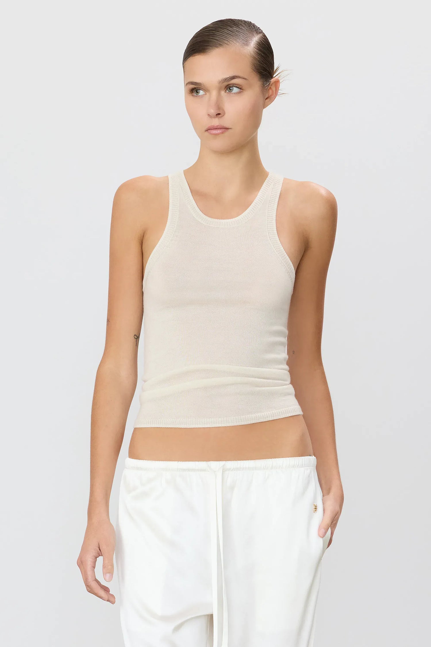 Eterne Tank Tops Eterne - Ryder Tank in bone