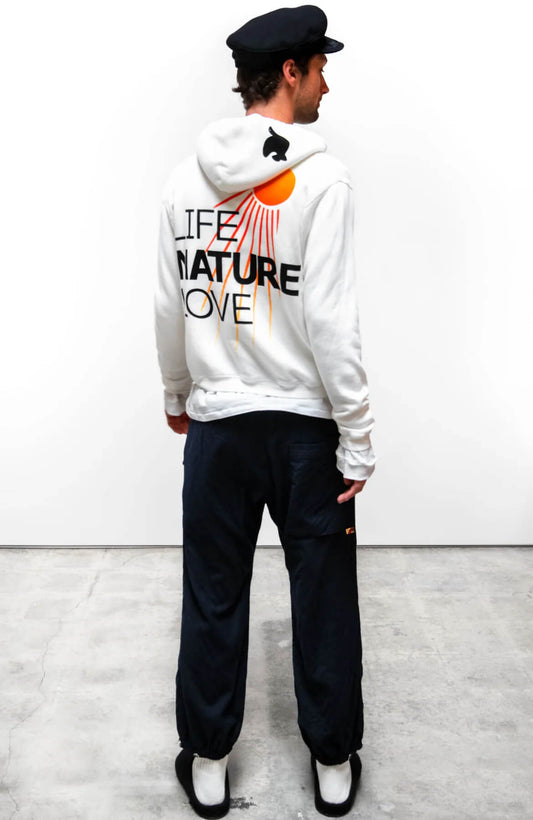 FREECITY Jackets Freecity  - Fluff Zip Hoodie - white out