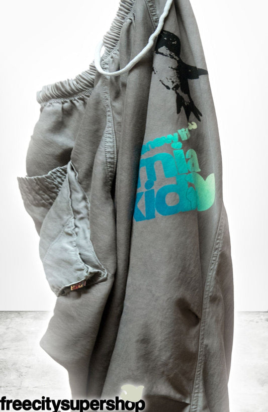 FREECITY Sweaters Freecity - California kid loose drawcord pant in mud powder
