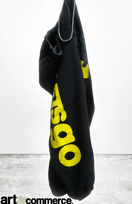 FREECITY Sweatpants Freecity Circa'99 Og Letsgo Oldschool Polyblend/Fluff Sweat - Blackspace