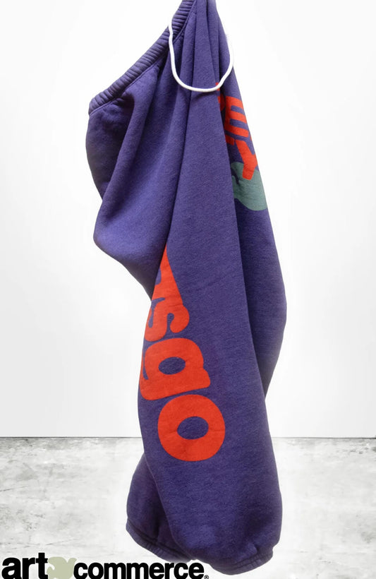 FREECITY Sweatpants Freecity Circa'99 Og Letsgo Oldschool Polyblend/Fluff Sweat - Purple floor