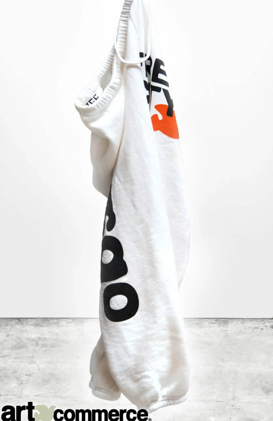 FREECITY Sweatpants Freecity Circa'99 Og Letsgo Oldschool Polyblend/Fluff Sweat - Superwhite
