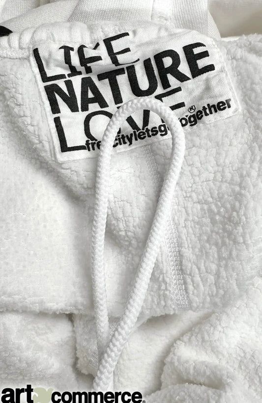 FREECITY Sweatpants Freecity Circa'99 Og Letsgo Oldschool Polyblend/Fluff Sweat - Superwhite