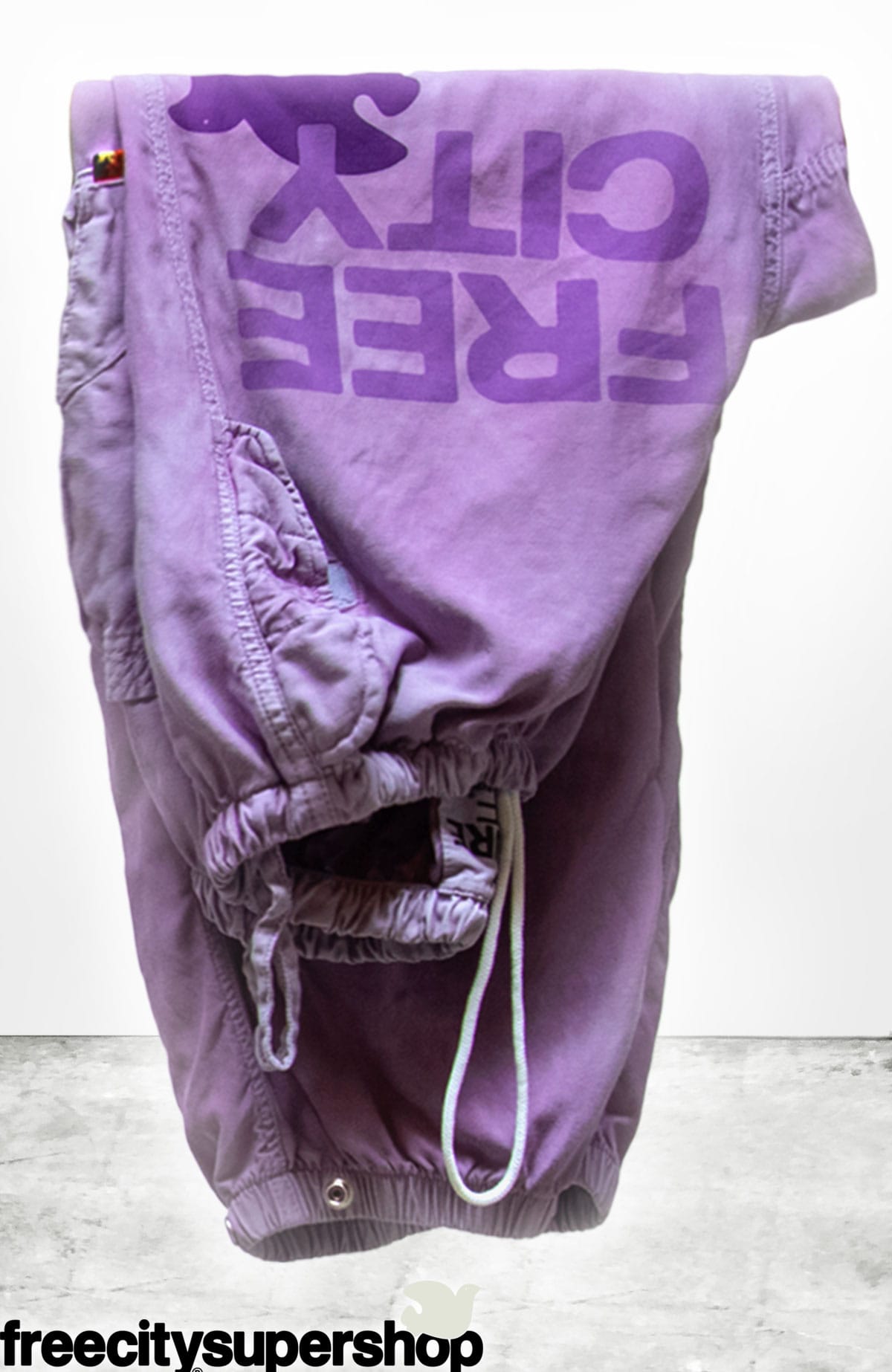 FREECITY Sweatpants Freecity - Flap/Snap Satin Airjump pant in Bloom