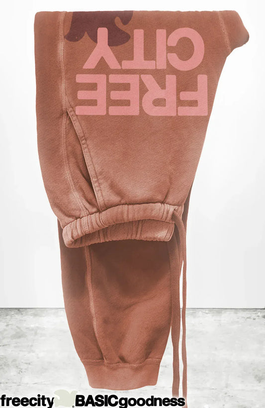 FREECITY Sweatpants Freecity - Large sunfades pocket sweatpant in toner
