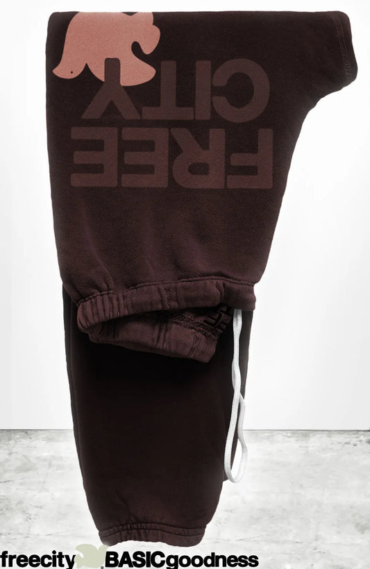 FREECITY Sweatpants Freecity - Sweatpants in Chocolate Rabbit