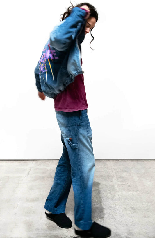 FREECITY Sweatpants FRENCH SAILOR JAPANESE/INDIGO pant - indigo2