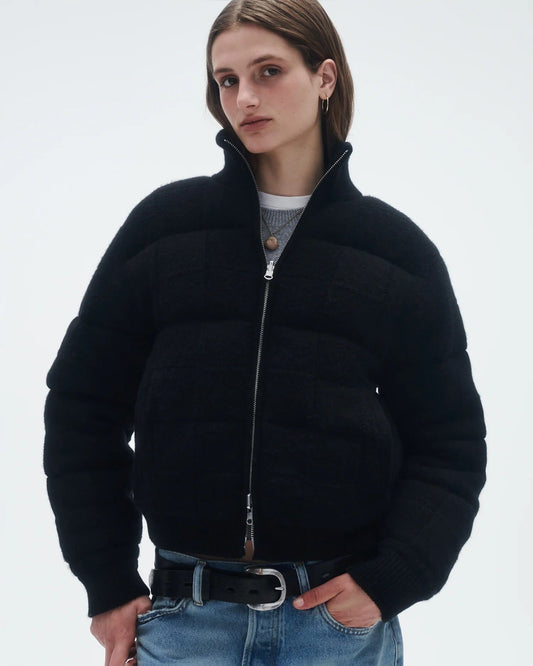 Guest In Residence Sweaters Guest In Residence - Quilted Puffer Jacket in black