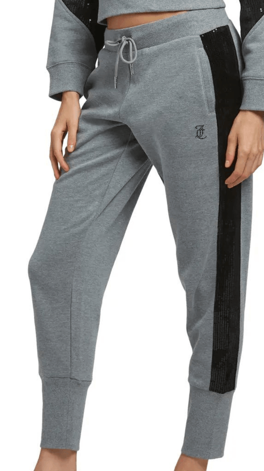 Juicy Couture Hoodies Juicy Couture - Side Bling Fleece Jogger in light grey