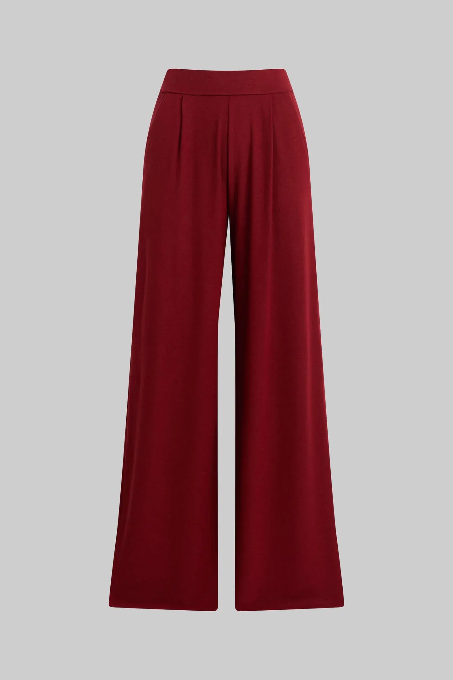 Leset Pants Leset - Lauren Pleated Pocket Pant in Pinot