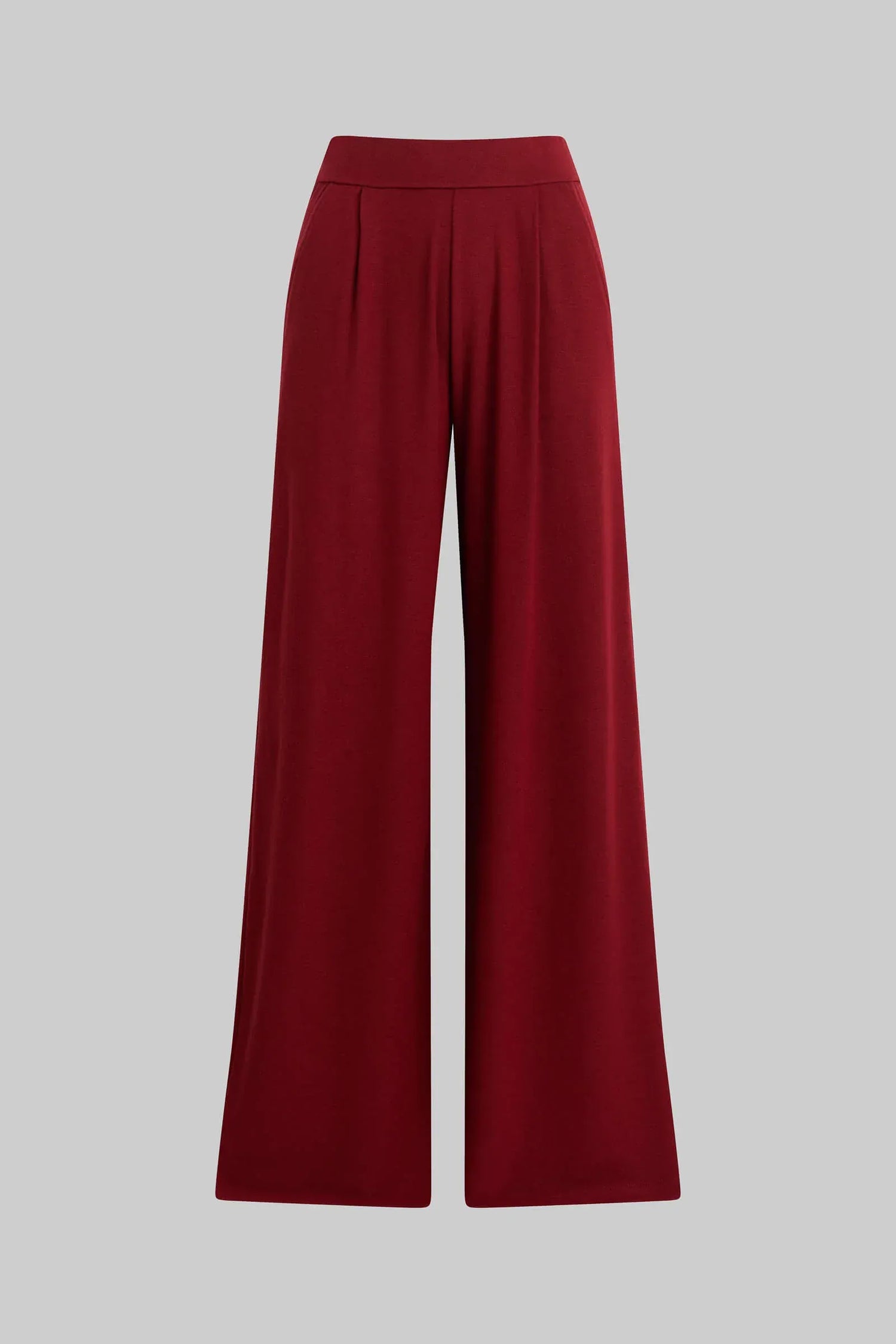 Leset Pants Leset - Lauren Pleated Pocket Pant in Pinot