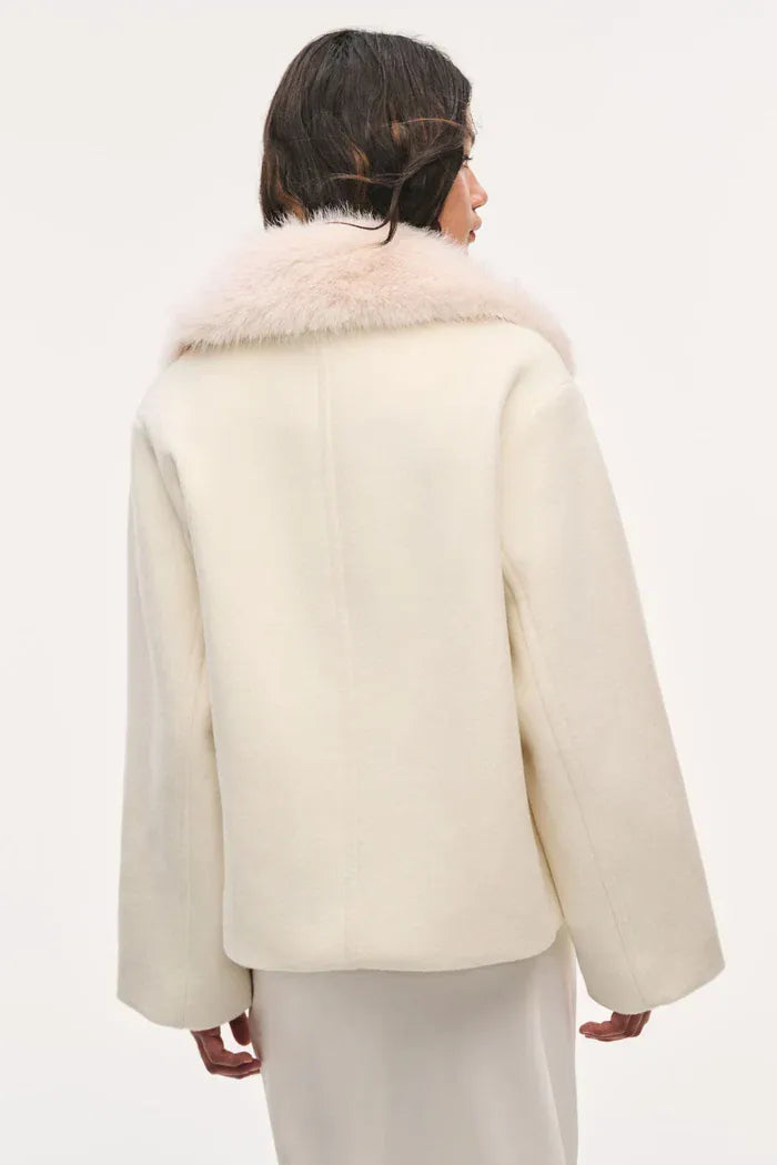 Love Shack Fancy Coats & Jackets Love Shack Fancy - Francis Jacket in Winter White