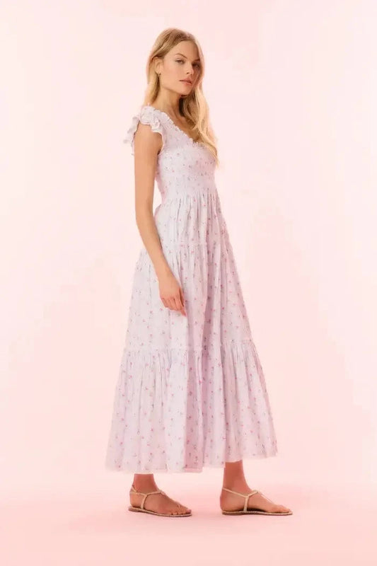 Love Shack Fancy Dresses Love Shack Fancy - Chessie dress in Coastline blue