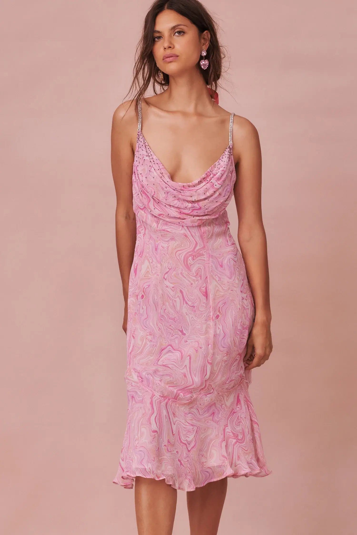 Love Shack Fancy Dresses Love Shack Fancy - Cookie Midi dress in Pink Kiss