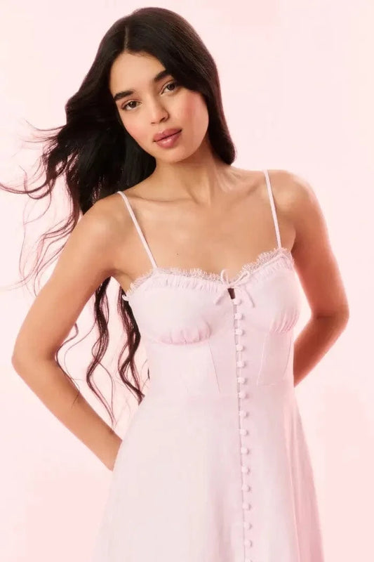 Love Shack Fancy Dresses Love Shack Fancy - Linella Dress in Ballerina pink