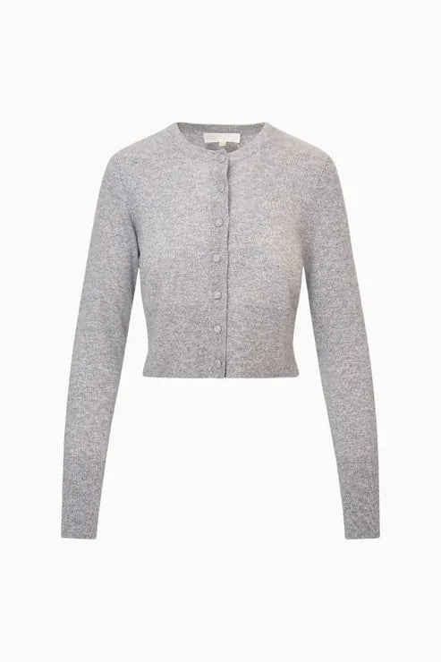 Love Shack Fancy Knitwear Love Shack Fancy - Adeanne cardigan in grey melange