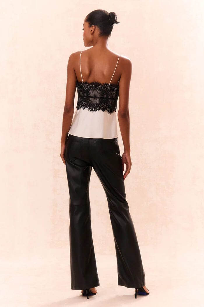 Love Shack Fancy Pants Love Shack Fancy - Bordeaux Pant in Black
