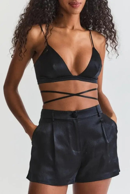 Love Shack Fancy SHorts 6 Love Shack Fancy - Perdita Short in Black