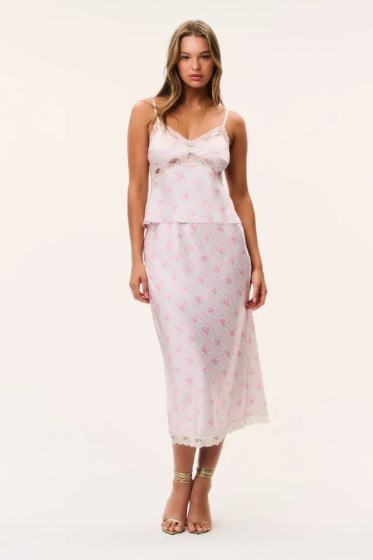 Love Shack Fancy Skirts Love Shack Fancy - Castle Skirt in Lady Blossom