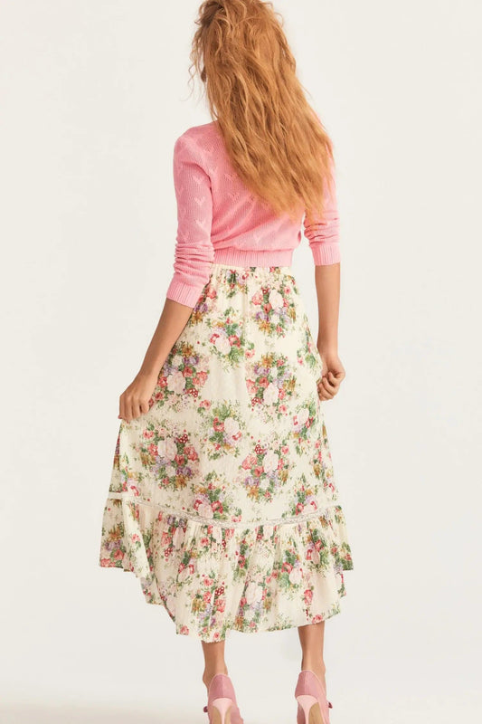 Love Shack Fancy Skirts Love Shack Fancy - Viva Skirt in Shimmering Gemstone