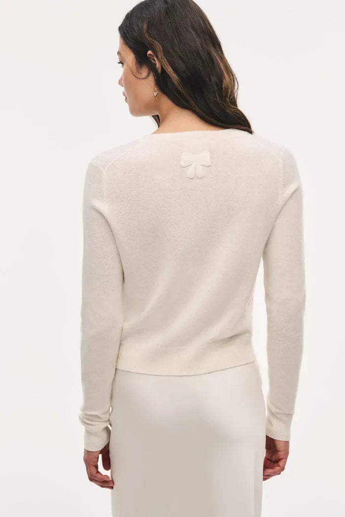 Love Shack Fancy Sweaters Love Shack Fancy - Mingley Sweater in Cozy Ivory