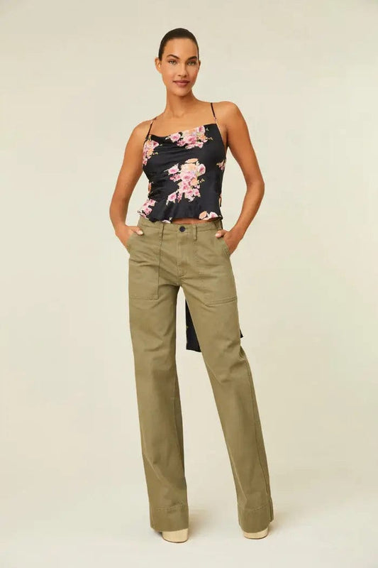 Love Shack Fancy Tops XS Love Shack Fancy - Valetta Cami in Black Pearl